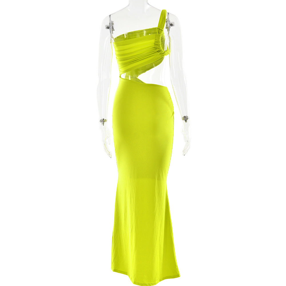 Pathy Maxi Dress - Neon Green