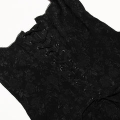 Autumn Women Black Lace Up Bodycon Dress Sexy Mini Spaghetti Strap Pleated Dress Female Birthday Party Dresses