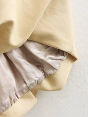Padded Beige Waistcoat Folds Winter Sleeveless Vest Coat Turtleneck Pockets Zipper Autumn Thick Warm Parka Jacket