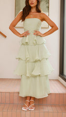 Tiered Ruffle Maxi Dress