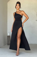 One Shoulder Maxi Dress