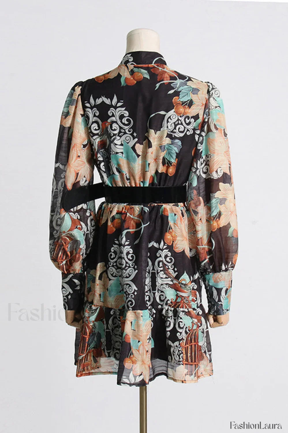 Alexandra Belted Stylish Mini Dress