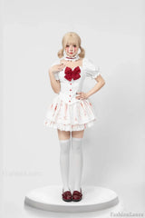 Anime Maid Halloween Costume Set White / S Halloween costumes
