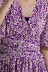 Aurier Printed Stylish Midi Dress