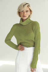 Openwork Loose Long Sleeve Knit Top