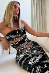 Bad Babe Stylish Mesh Maxi Dress M / 4#