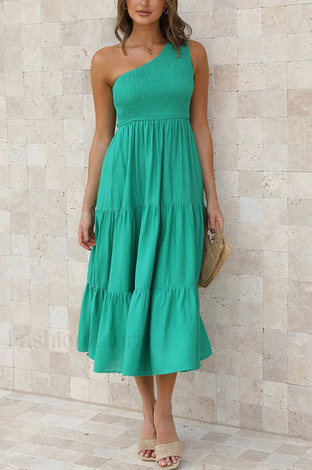 Cassy One Stylish Shoulder Abigail Dress S / 1#