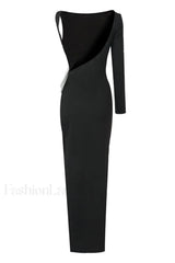 Chloe One Shoulder Charming Bow Detail Dress