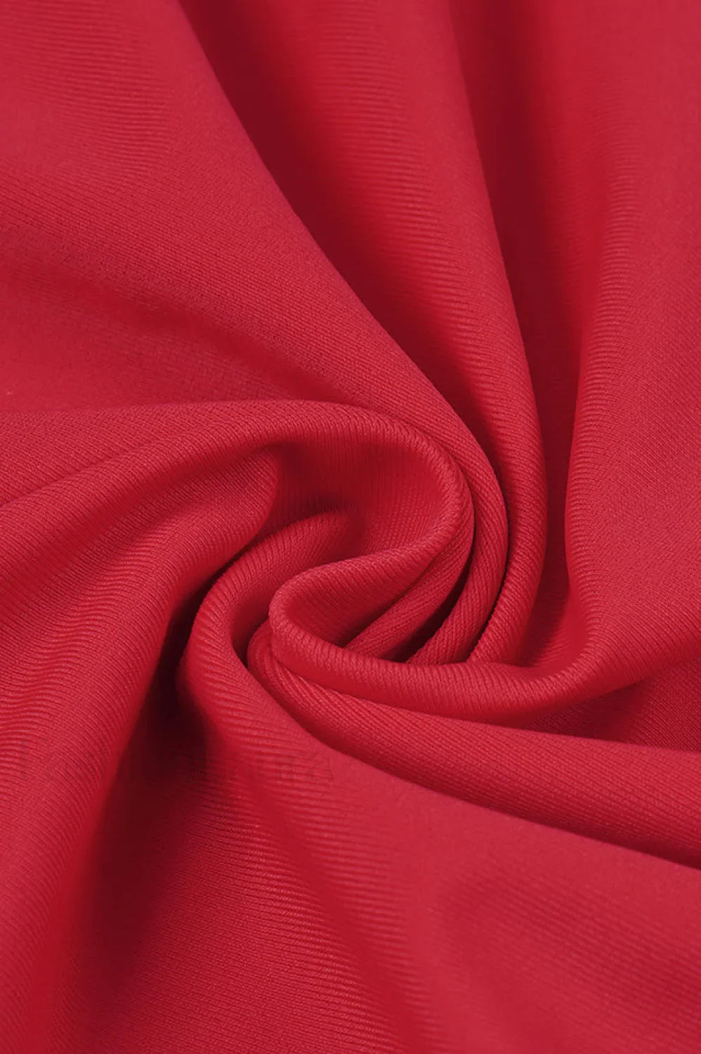 Draped Ring Detailed Charming Deep V Neck Dress