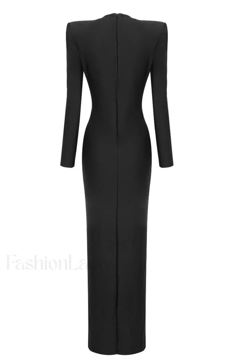Draped Ring Detailed Charming Deep V Neck Dress