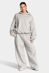 Leopard Hooded Activewear Two-Piece Set