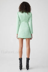 Emily Cut Stylish Out Blazer Dress