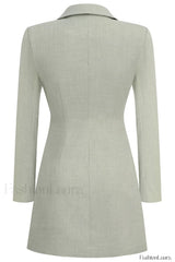Emily Cut Stylish Out Blazer Dress