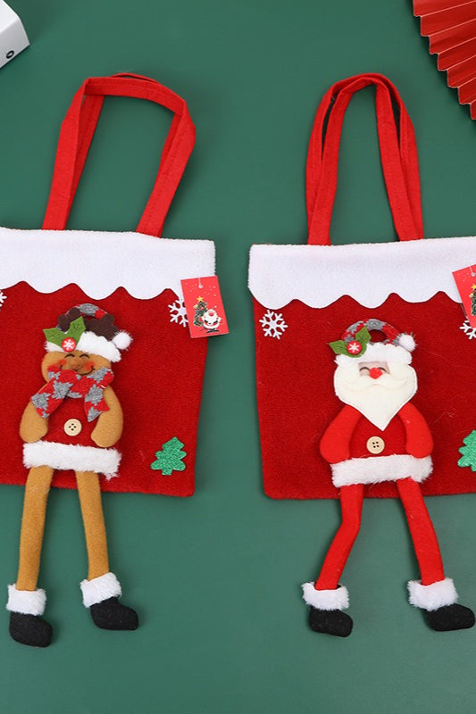 Christmas Santa Claus Festive Party Tote Gift Bag