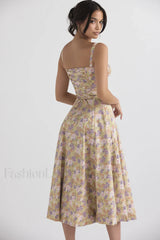 Floral Elegant Print Sundress