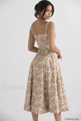 Floral Elegant Print Sundress