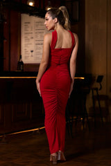Genevieve Rose Stylish Ruched Dress