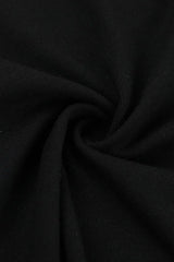 Gothic Cutout Cross Mock Neck T-Shirt