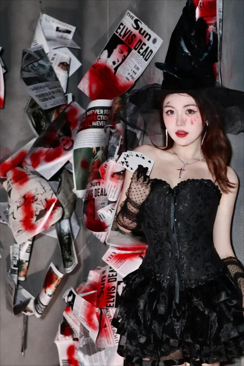 Gothic Kitty Corset Halloween Costume Halloween costumes