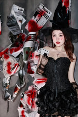 Gothic Kitty Corset Halloween Costume Halloween costumes