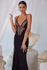 Greta Black Stylish Maxi Dress