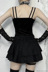 Halloween Cross Pleated Skirt