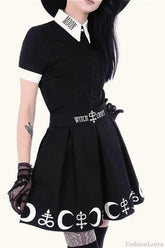 Halloween Punk Rock Skirt Black / S