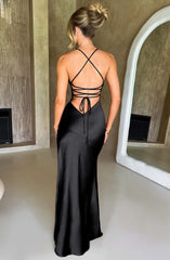Satin Maxi Dress