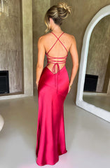 Satin Maxi Dress