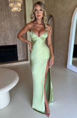 Satin Maxi Dress