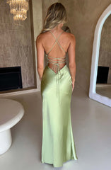 Satin Maxi Dress