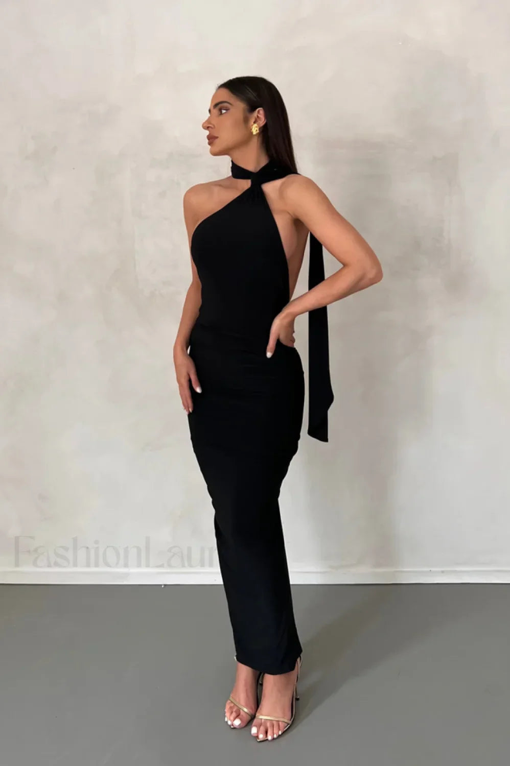 Leoni Elegant Midi Dress