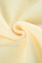 Letter Print Fur Detail Hoodie