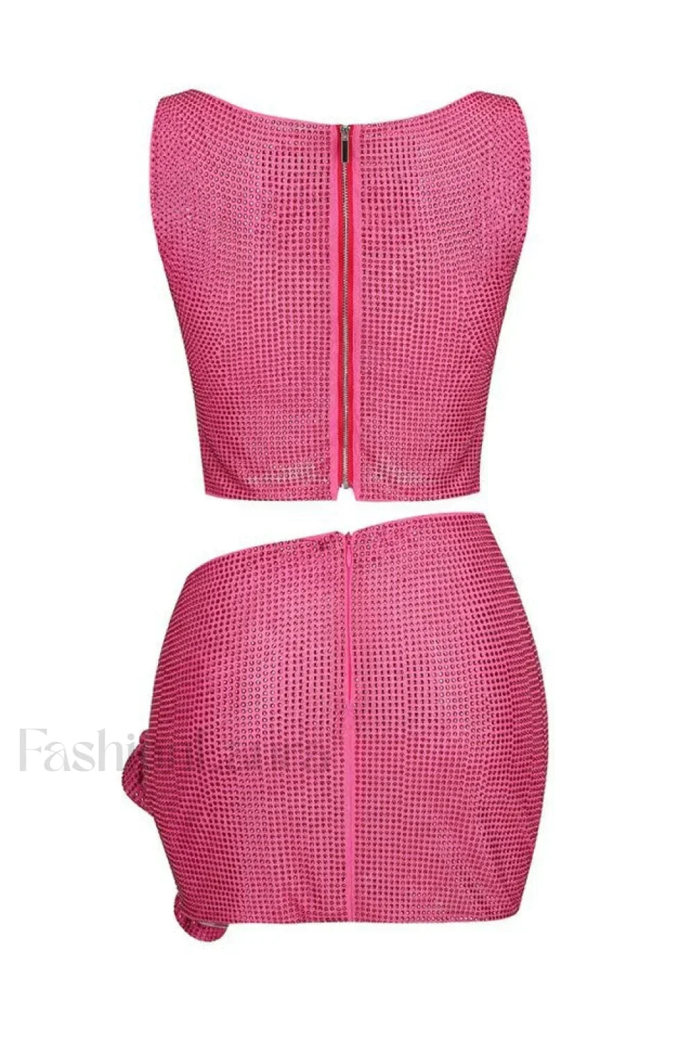 Linne Cutout Top Charming & Skirt Set