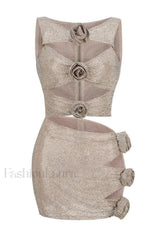 Linne Cutout Top Charming & Skirt Set XS / 2#