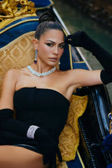Long Stretch Stylish Technical Jersey Dress