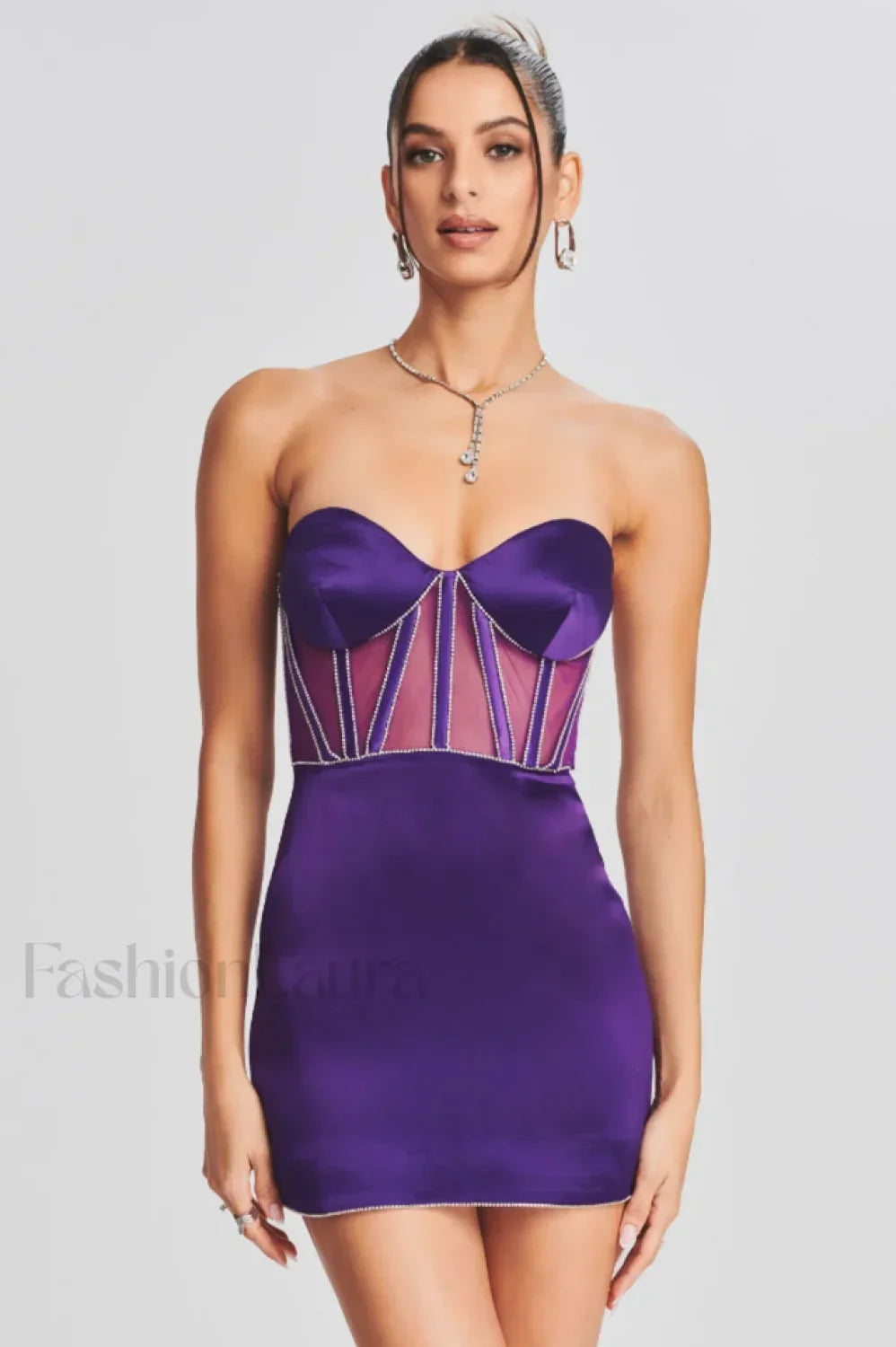 royal purple mini dress Ludlow Elegant – VibeMartini Elegant Short Sleeves Column plus size prom dress colour:Pink adding dimension and a