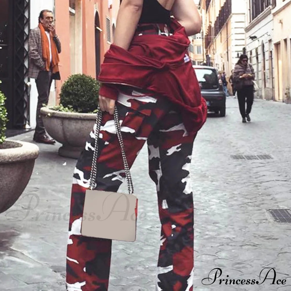 Plus Size Casual Pants Women Cargo Pants