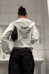 Punk Gothic Long Sleeve Hoodie