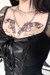 Sexy Gothic Lace T-Shirt