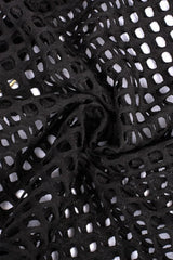 Slim Fit Star Mesh Hoodie