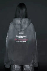 Tie-Dye Print Pullover Hoodie