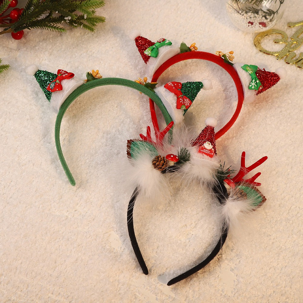 Christmas Cute Antler Elegant Fairy Hair Accessory