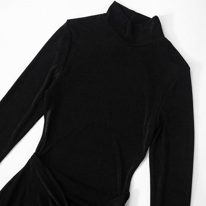 Doren Night Mini Dress - Black