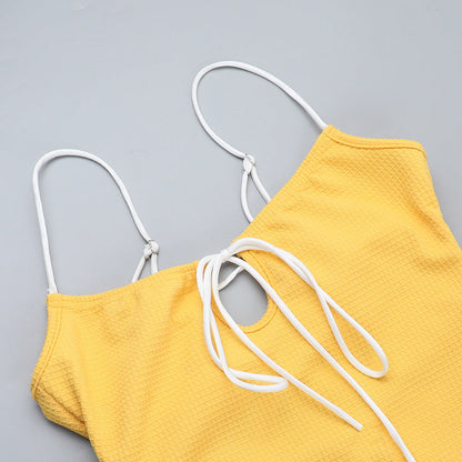 Angel Aura Maxi Dress - Yellow