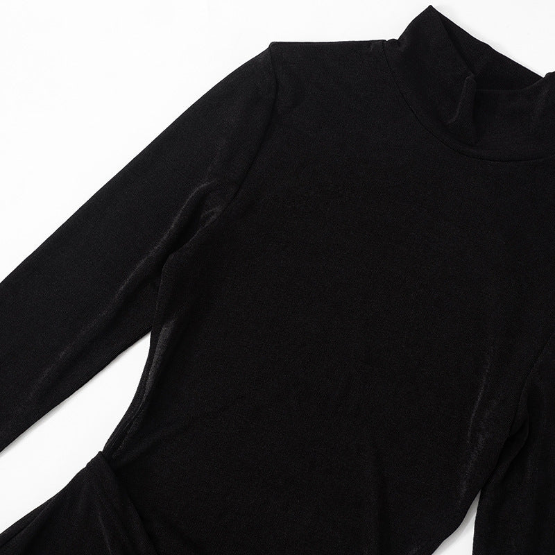 Doren Night Mini Dress - Black