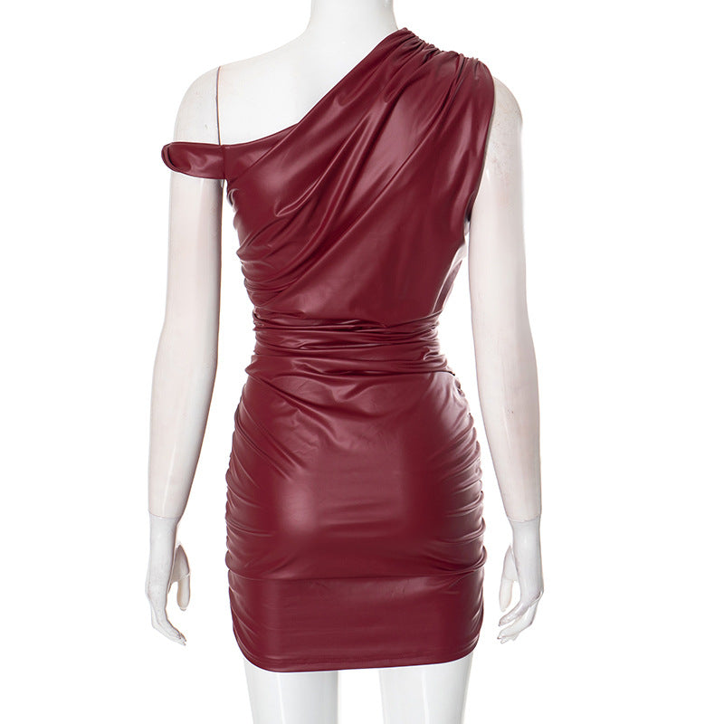 Taylor Mini Dress - Maroon