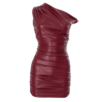Taylor Mini Dress - Maroon
