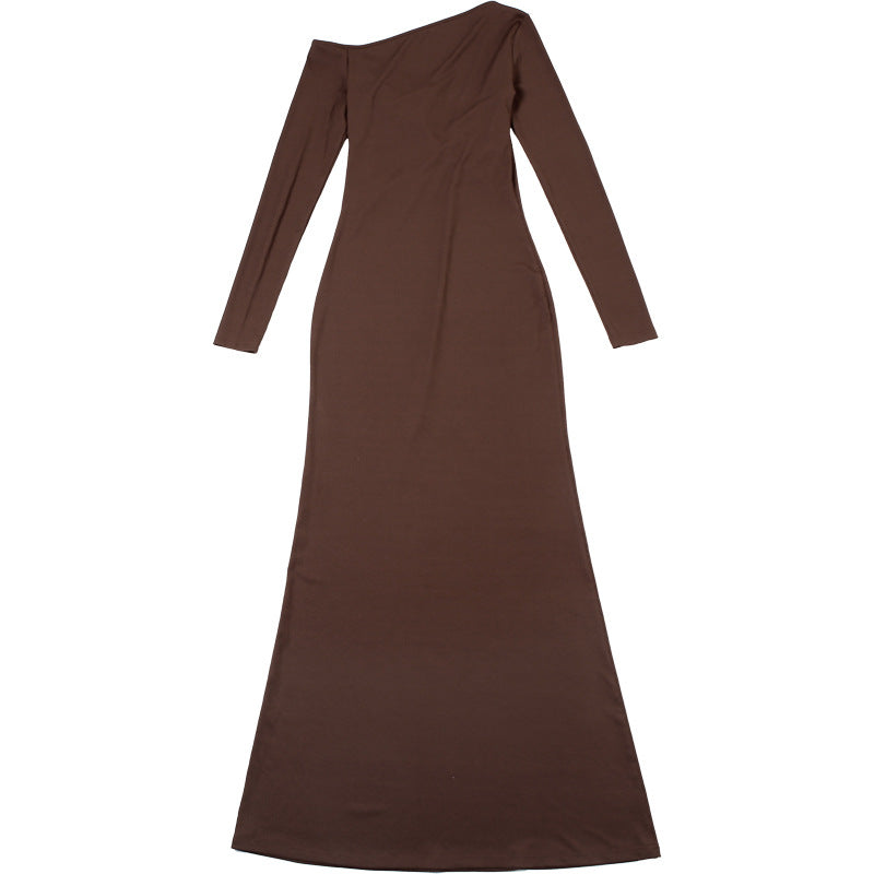 Adena Maxi Dress - Brown