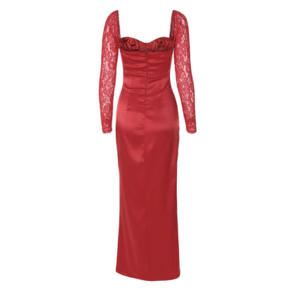 Togo Maxi Dress - Red